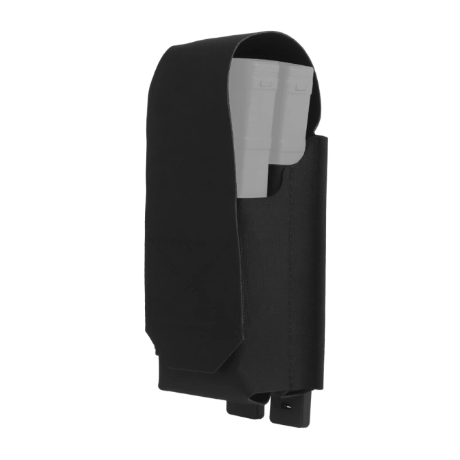 Podwójna ładownica Wosport na magazynki Flip Pouch Czarny