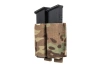 Double pistol magazine pouch Wosport Multicam