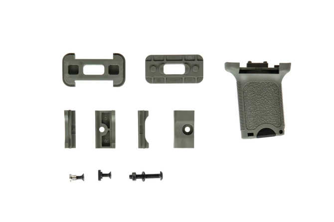 RIS / KeyMod / M-LOK Vertical Forward Grip - grey