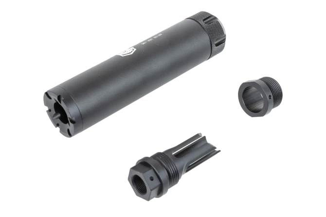Cyma replica sound suppressor set with HY-204 replica flame suppressor