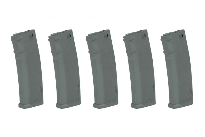 Set of 5 S-Mag Hi-Cap magazines for 380 BBs - Chaos Grey