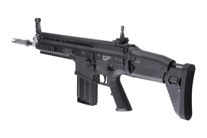 Replika karabinka WE SCAR-H "Open Bolt" - czarna