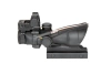 AOG 4X32 Scope Replica with Red Fiber and Red Dot Sight - black