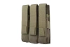 Triple magazine pouch for MP5 type magazines - olive