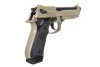 Pistolet ASG ICS BLE-BM9 Dual Power Half-Tan (z magazynkiem na CO2)