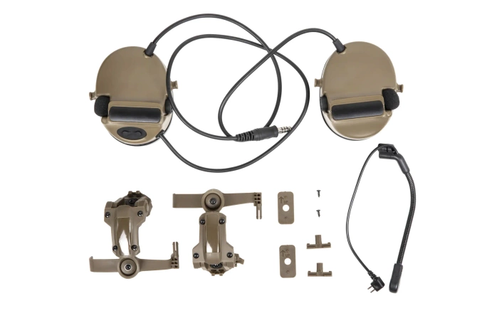 Aktywne ochronniki słuchu Wosport C5 HD-24 Tan