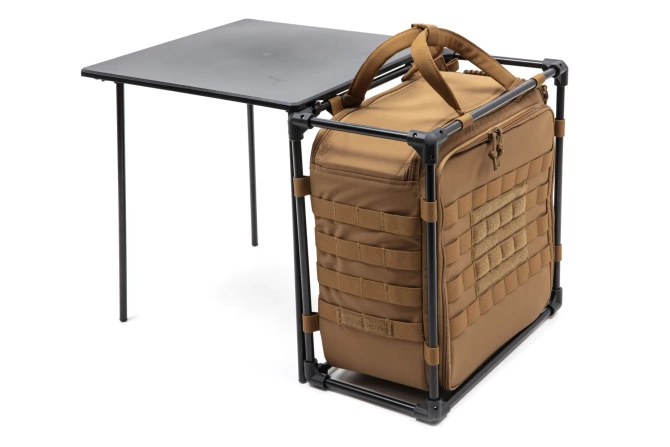 Wosport folding hiking table Coyote Brown