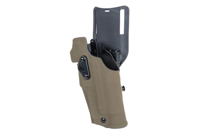 Wosport GB-87 holster with adapter and flipper (left-handed version) Olive