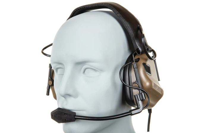 Wosport HD-08 Gen. 5 Tan tactical headset