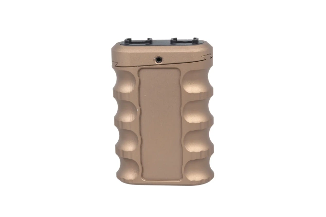 JJ Airsoft JA-1393 angled front grip for M-LOK/Keymod rail (aluminium) Flat Dark Earth