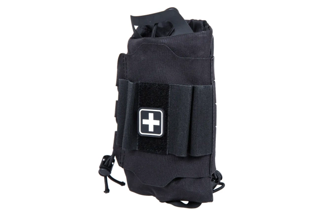 Tactical tear-off first aid kit with Velcro Wosport Black