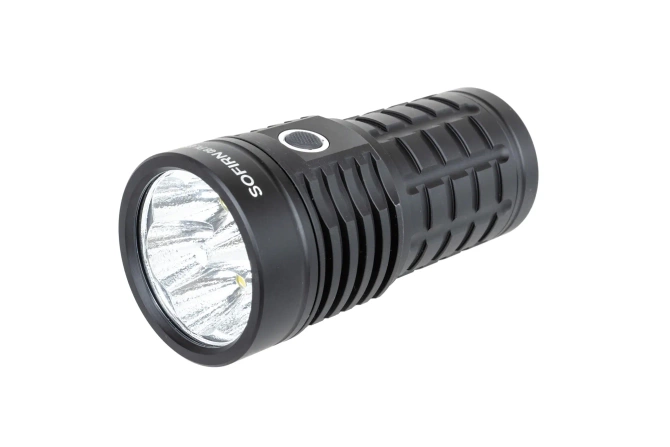 Sofirn Q8 Plus torch with rechargeable battery Black