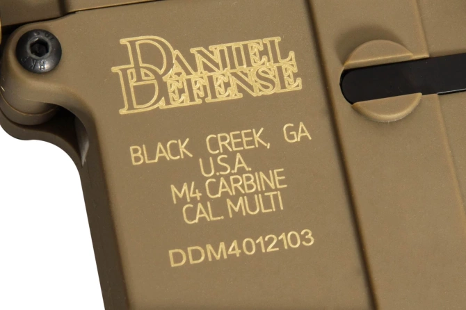 Replika karabinka Daniel Defense® MK18 SA-C19 CORE™ X-ASR™ - Full-Tan