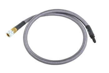 HPA EPeS Mk. IV S&amp;F braided hose 80 cm Light Grey