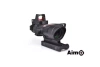 4X32C ACOG (Fibre Optics Illumination + RMR Sight) Replica - Black