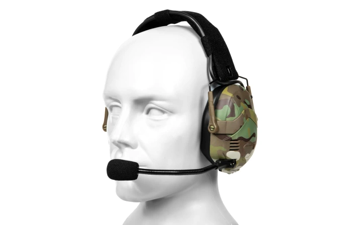 Taktyczne słuchawki aktywne Bluetooth HD-16 - Multicam