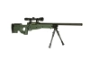 Warrior I sniper rifle replica (with scope and bipod) - olive