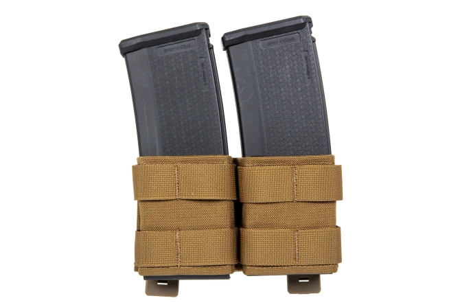 Double open magazine pouch 5.56 mm Wosport Coyote Brown