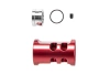 TTI Airsoft type A compensator for AAP01 14mm CCW replicas Red