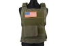 Personal Body Armor tactical vest - olive green