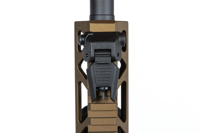 Karabinek ASG Specna Arms RRA M4 SA-E25 HAL ETU™ Chaos Bronze z pomarańczowym urządzeniem wylotowym