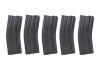 Set of 5 Mid-Cap 135/30 pellet magazines Arcturus EMM M4/M16 Metal Variable-Cap for M4/M16 replicas Black