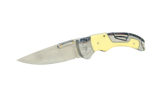 Składany nóż kieszonkowy / perła / mocna blokada