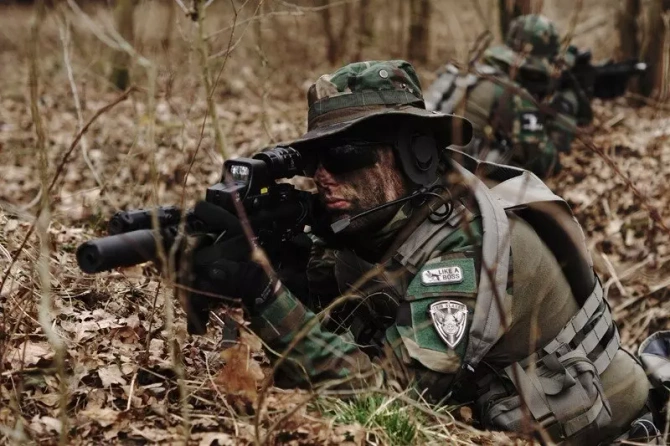 Replika celownika kolimatorowego TO551 - tan