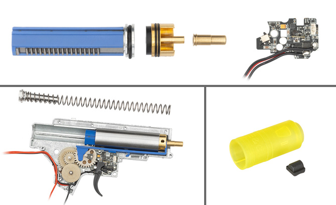 Karabinek ASG EC-203 Edycja Advanced (ulepszony gearbox, programowalny ETU) Dark Earth - E&C