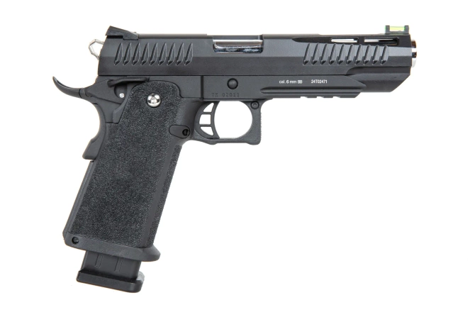 Airsoft Gas Pistol Modify Trinity Hi-Capa 5.1 nylon slide Black