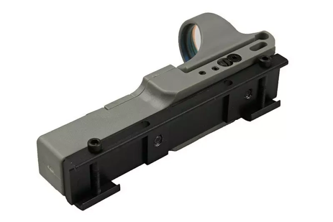 SeeMore Railway Reflax Red Dot Sight - grey
