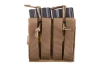 Double Open Top Pouch for M4/M16 Magazine - Coyote Brown