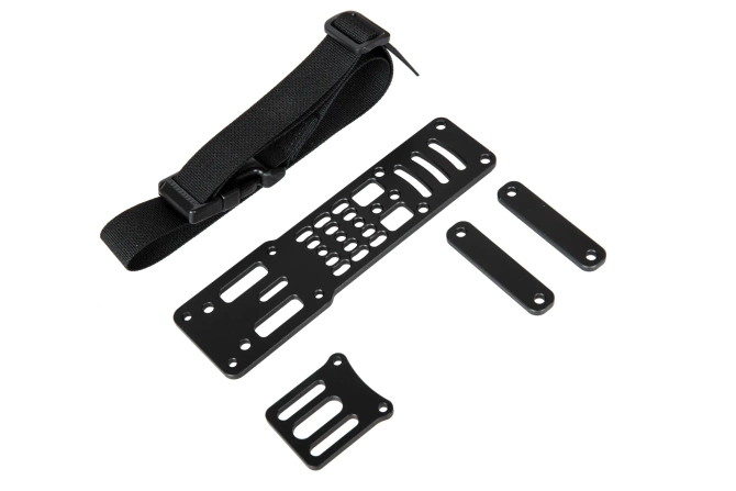 Szkieletowa pletwa do kabur Stegos - Czarny