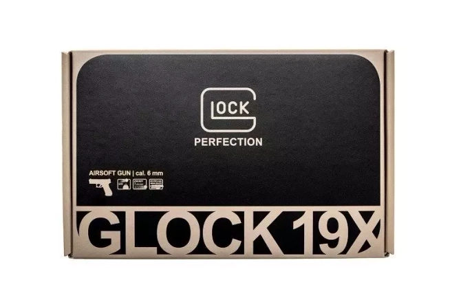 Replika pistoletu GBB Glock 19X Green Gas - coyote