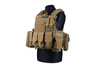 Kamizelka typu CIRAS Maritime z kompletem ładownic M - Tan