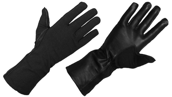 Rekawice taktyczne TM Tactical NOMEX czarne full glv_05_blk