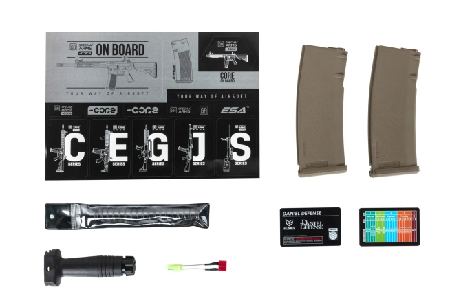 Karabinek ASG Specna Arms Daniel Defense® MK18 SA-C19 CORE™ HAL ETU™ Gen.2 Chaos Bronze