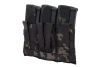 Triple magazine loader with flap Wosport MultiCam Black