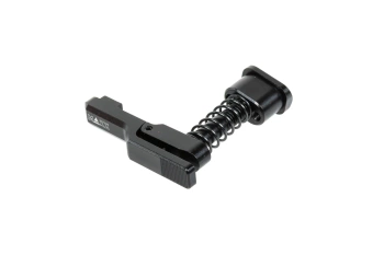 Aluminiowy zwalniacz magazynka Maxx Model Advanced typu C do replik MTW M4 Czarny