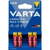Zestaw 4 sztuk baterii LR03 (AAA) Varta Longlife Max Power 1.5V AAA B4
