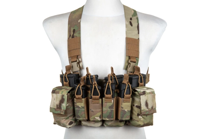 Chest Rig Pew Tactical waistcoat type D3CR-X CR02 Multicam