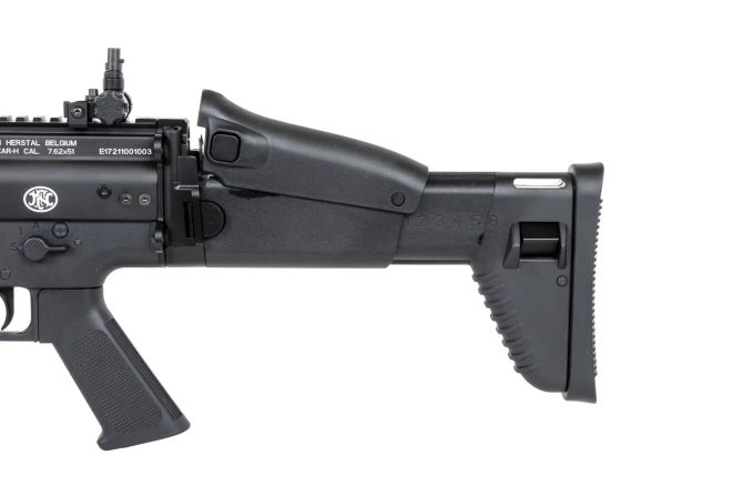 Cybergun x FN HERSTAL SCAR-H airsoft Assault Carbine with Carrying Case Black