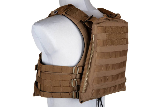 PRIMAL GEAR Plate Carrier Trias Tactical Vest Coyote Brown