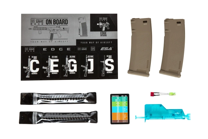 Karabinek ASG Specna Arms M4 Daniel Defense® MK18 SA-P26 Prime™ HAL™ ETU z silnikiem bezszczotkowym Chaos Bronze