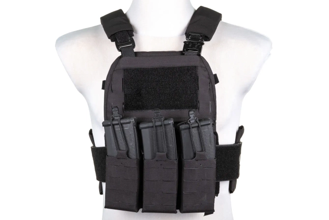 Wosport VE-75 Plate Carrier Tactical Vest Black