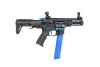 Nemesis X9 submachine gun replica - black and blue