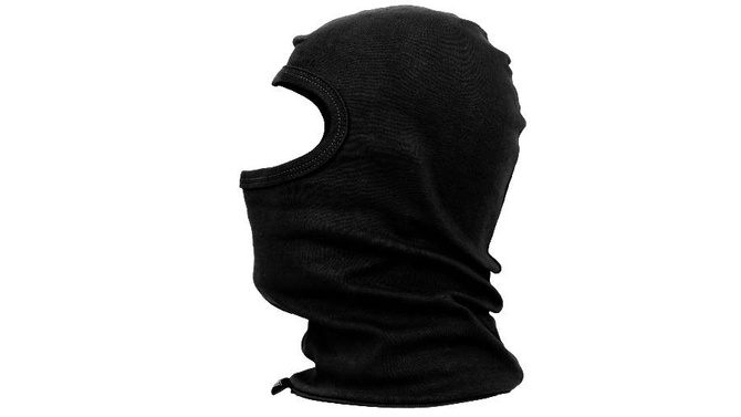 Kominiarka z jednym otworem 'M' (czarna) - TM Tactical