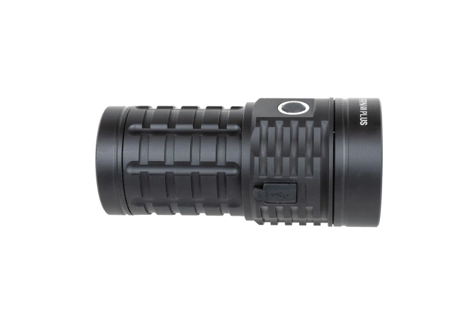 Sofirn Q8 Plus torch with rechargeable battery Black