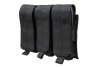 Triple M4/M16 Specna Arms magazine pouch with flap Black