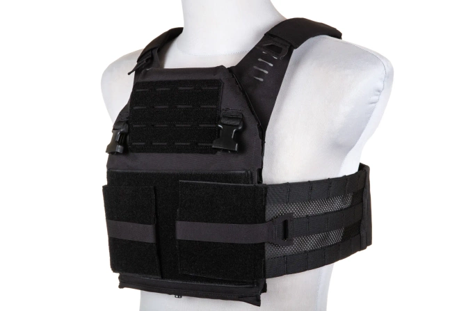 Wosport VE-97 Plate Carrier Tactical Vest Black